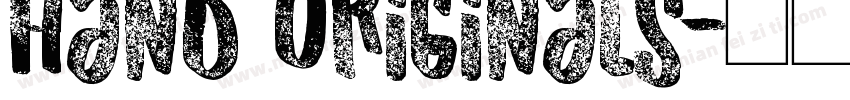 Hand Originals字体转换